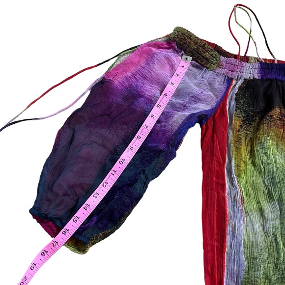 Floreat x Anthropologie Off The Shoulder Watercolor Mini Dress, Size Large - Picture 6 of 14